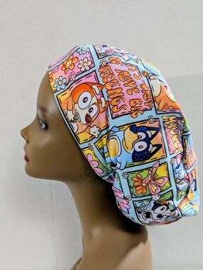 Dog, Inspirational, Euro Style Scrub Cap, Scrub Cap, Chemo Hat